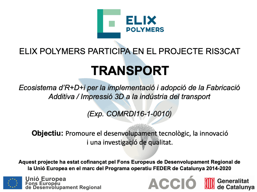 ELIX Polymers participa en el projecte RIS3CAT